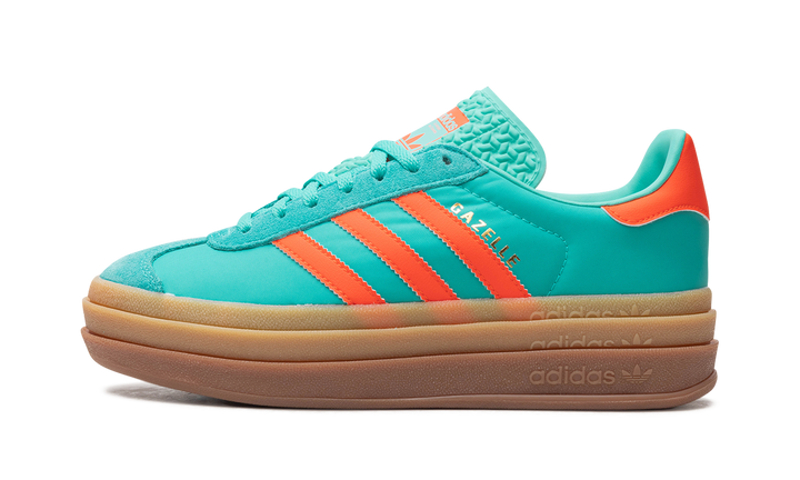 ADIDAS GAZELLE BOLD MINT RUSH IMPACT ORANGE WOMENS