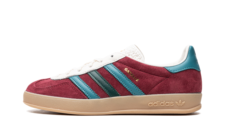 ADIDAS GAZELLE COLLEGIATE BURGUNDY GREEN