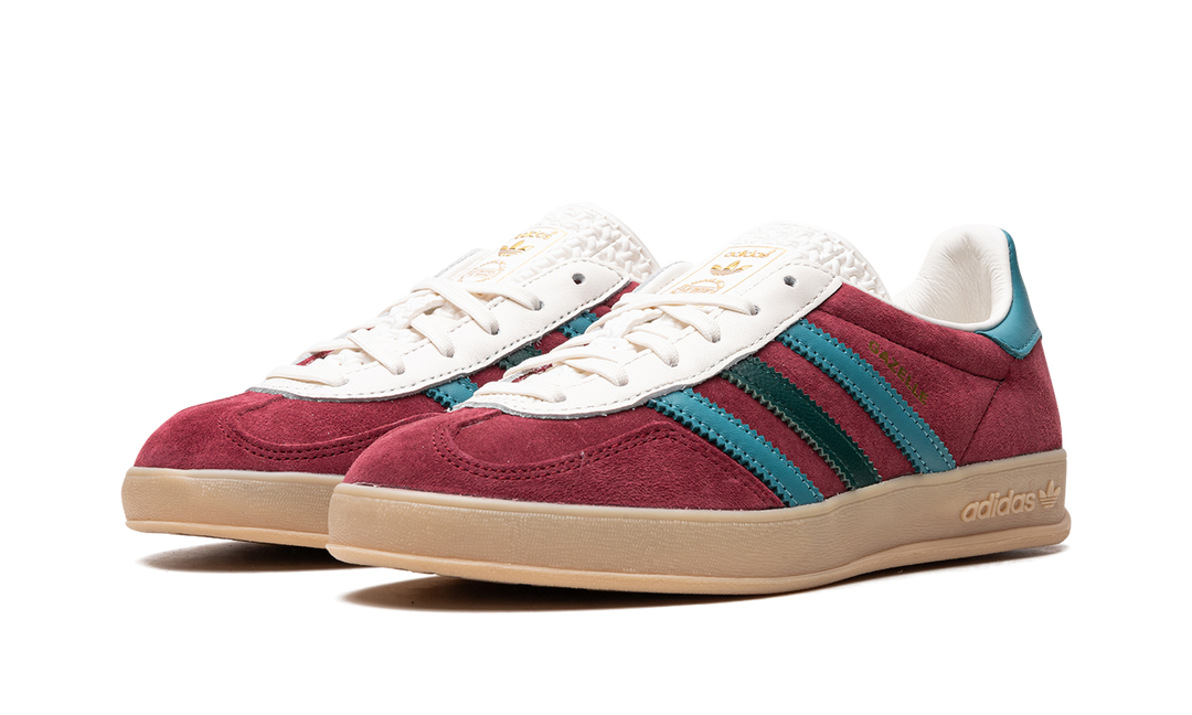 ADIDAS GAZELLE COLLEGIATE BURGUNDY GREEN