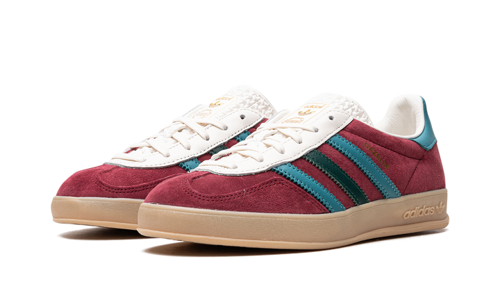 ADIDAS GAZELLE COLLEGIATE BURGUNDY GREEN