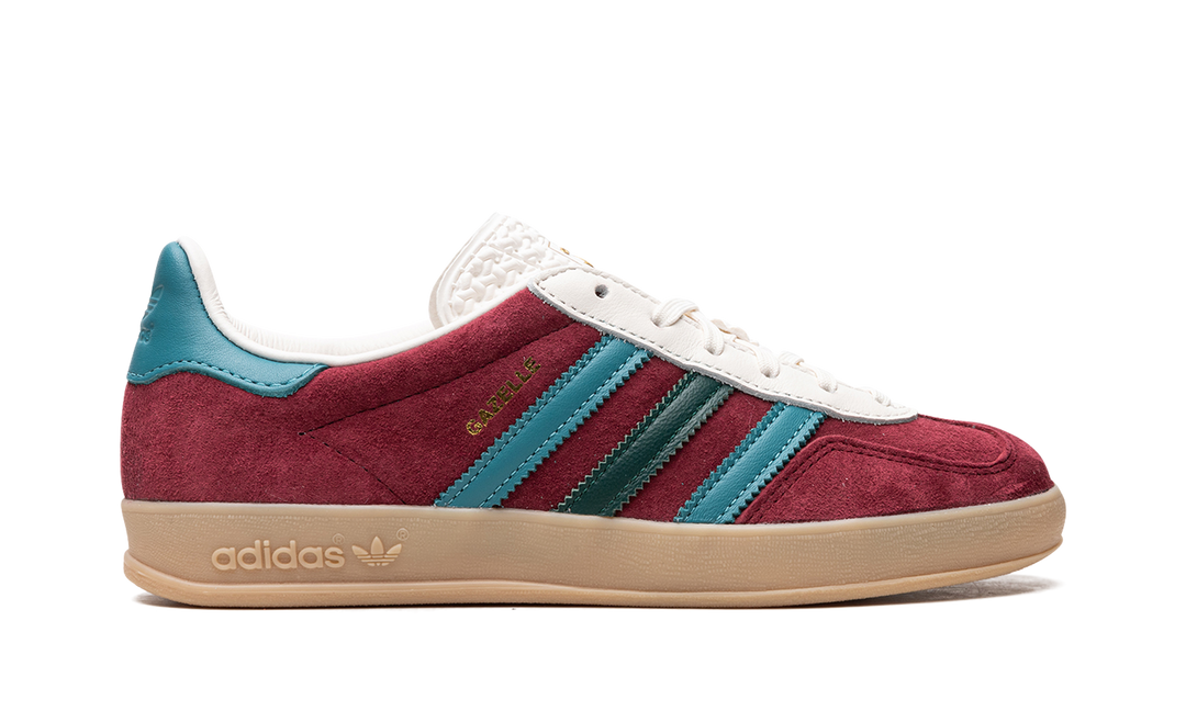 ADIDAS GAZELLE COLLEGIATE BURGUNDY GREEN