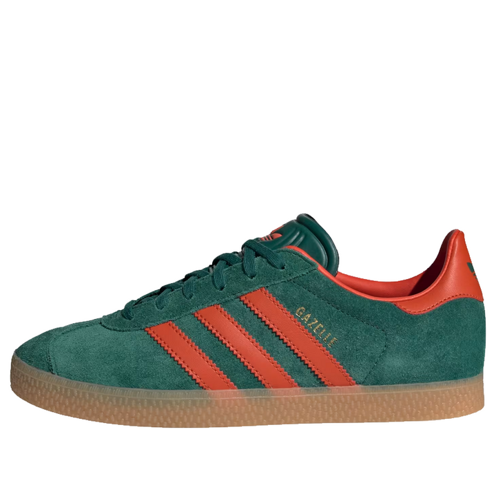 ADIDAS GAZELLE COLLEGIATE GREEN PRELOVED RED GS