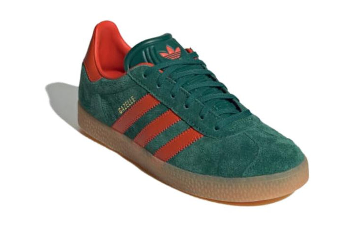 ADIDAS GAZELLE COLLEGIATE GREEN PRELOVED RED GS