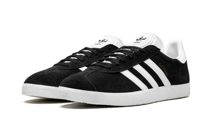 ADIDAS GAZELLE CORE BLACK WHITE GOLD