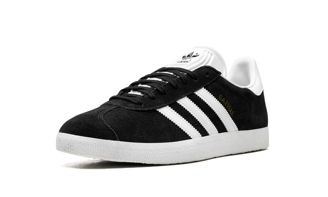 ADIDAS GAZELLE CORE BLACK WHITE GOLD