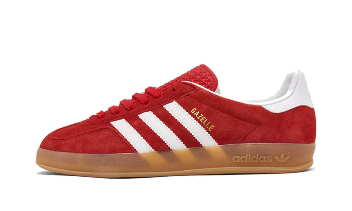 ADIDAS GAZELLE INDOOR BETTER SCARLET CLOUD WHITE GUM (GS)
