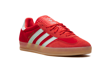 ADIDAS GAZELLE INDOOR BETTER SCARLET HAZY GREEN (WOMEN'S) — Stock