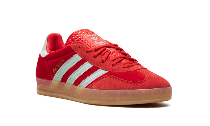 ADIDAS GAZELLE INDOOR BETTER SCARLET HAZY GREEN (WOMEN&