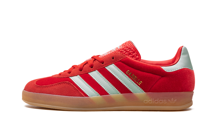 ADIDAS GAZELLE INDOOR BETTER SCARLET HAZY GREEN (WOMEN&
