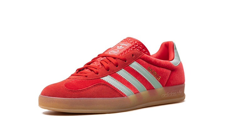 ADIDAS GAZELLE INDOOR BETTER SCARLET HAZY GREEN (WOMEN&