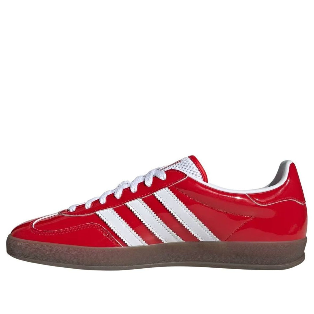 ADIDAS GAZELLE INDOOR BETTER SCARLET PATENT LEATHER