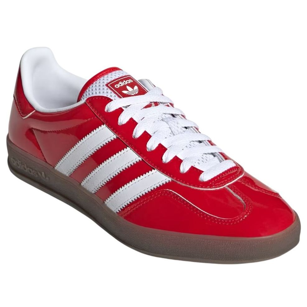 ADIDAS GAZELLE INDOOR BETTER SCARLET PATENT LEATHER