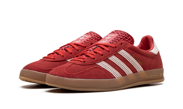 ADIDAS GAZELLE INDOOR BETTER SCARLET WONDER WHITE GUM (WOMEN&