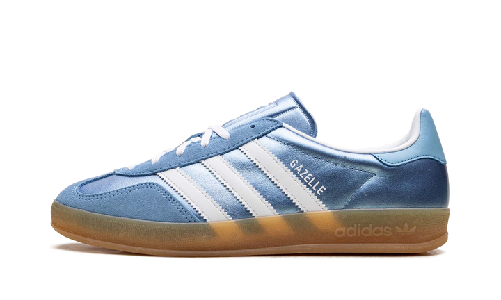 ADIDAS GAZELLE INDOOR BLUE CLOUD WHITE GUM WOMENS