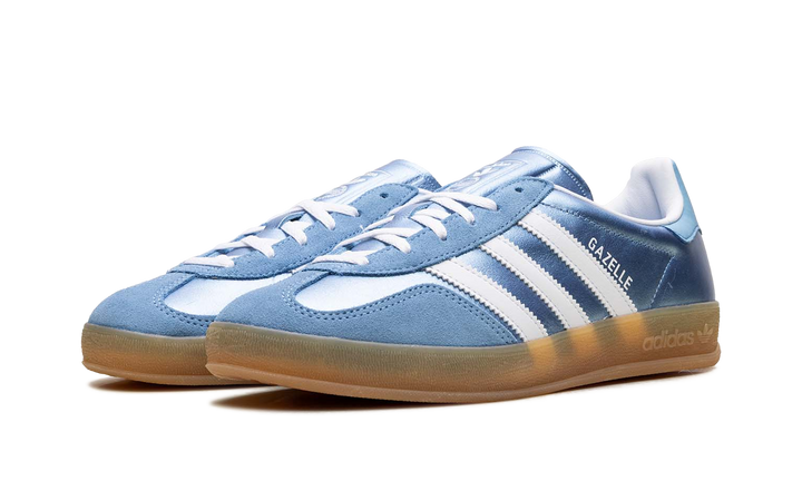 ADIDAS GAZELLE INDOOR BLUE CLOUD WHITE GUM WOMENS