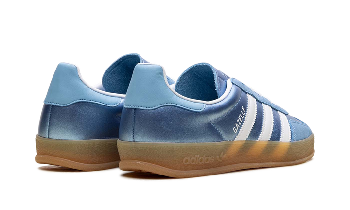 ADIDAS GAZELLE INDOOR BLUE CLOUD WHITE GUM WOMENS