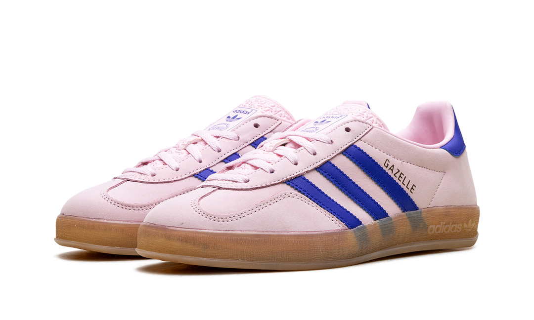 ADIDAS GAZELLE INDOOR CLEAR PINK LUCID BLUE (WOMEN&