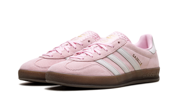 ADIDAS GAZELLE INDOOR CLEAR PINK OFF WHITE (WOMEN'S) — Stock