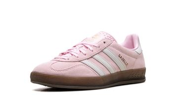 ADIDAS GAZELLE INDOOR CLEAR PINK OFF WHITE (WOMEN'S) — Stock
