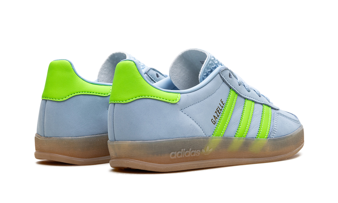 ADIDAS GAZELLE INDOOR CLEAR SKY SOLAR GREEN (WOMEN&