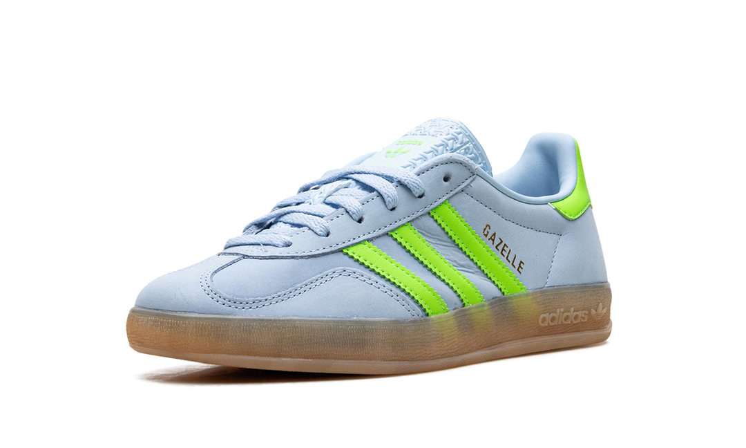 ADIDAS GAZELLE INDOOR CLEAR SKY SOLAR GREEN (WOMEN&