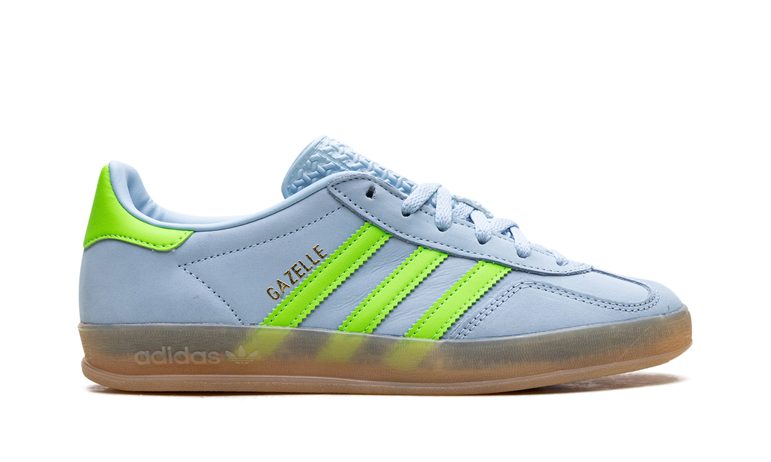 ADIDAS GAZELLE INDOOR CLEAR SKY SOLAR GREEN (WOMEN&