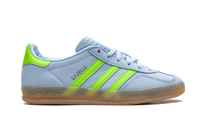 ADIDAS GAZELLE INDOOR CLEAR SKY SOLAR GREEN (WOMEN&