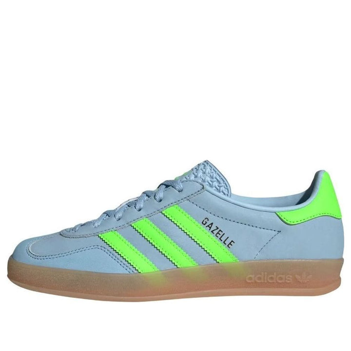 ADIDAS GAZELLE INDOOR CLEAR SKY SOLAR GREEN (WOMEN&