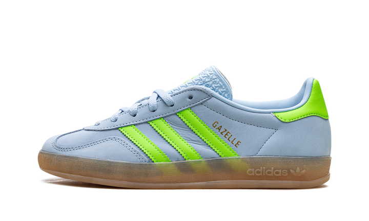 ADIDAS GAZELLE INDOOR CLEAR SKY SOLAR GREEN (WOMEN&