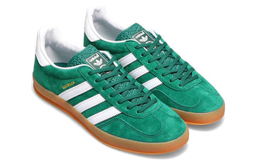 ADIDAS GAZELLE INDOOR COLLEGIATE GREEN GUM — Stock