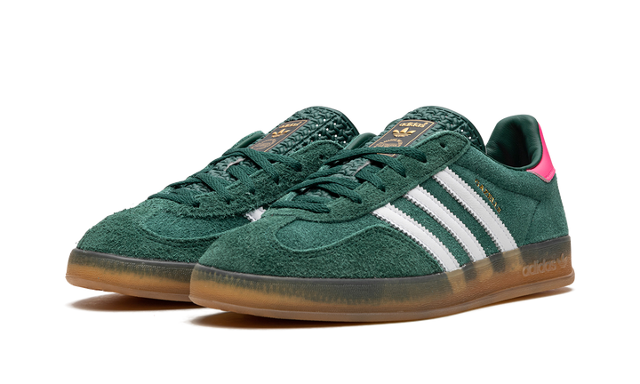 ADIDAS GAZELLE INDOOR COLLEGIATE GREEN LUCID PINK (WOMEN&