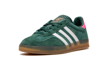 ADIDAS GAZELLE INDOOR COLLEGIATE GREEN LUCID PINK (WOMEN'S) — Stock