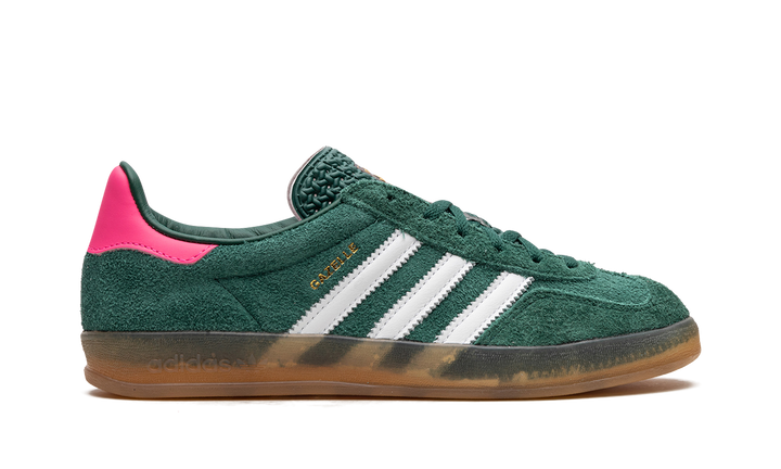 ADIDAS GAZELLE INDOOR COLLEGIATE GREEN LUCID PINK (WOMEN&