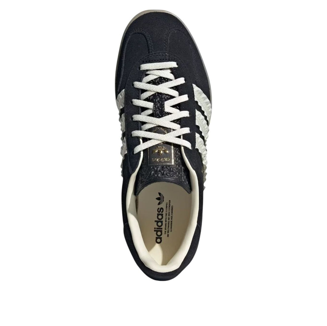 ADIDAS GAZELLE INDOOR CORE BLACK CREAM WHITE GUM (WOMEN&