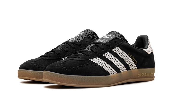 ADIDAS GAZELLE INDOOR CORE BLACK WONDER WHITE (WOMEN&