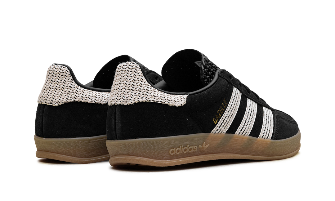 ADIDAS GAZELLE INDOOR CORE BLACK WONDER WHITE (WOMEN&