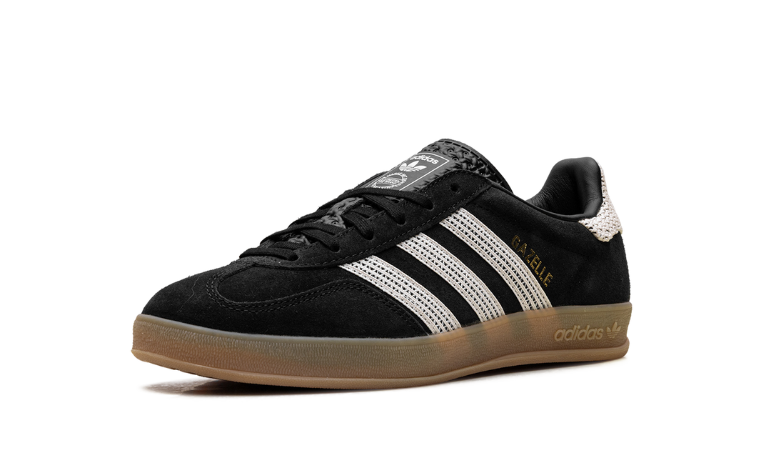 ADIDAS GAZELLE INDOOR CORE BLACK WONDER WHITE (WOMEN&