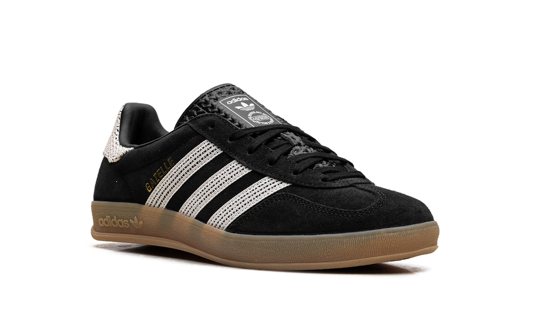 ADIDAS GAZELLE INDOOR CORE BLACK WONDER WHITE (WOMEN&