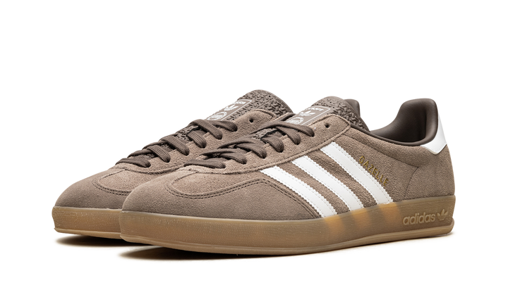 ADIDAS GAZELLE INDOOR EARTH STRATA WHITE GOLD METALLIC