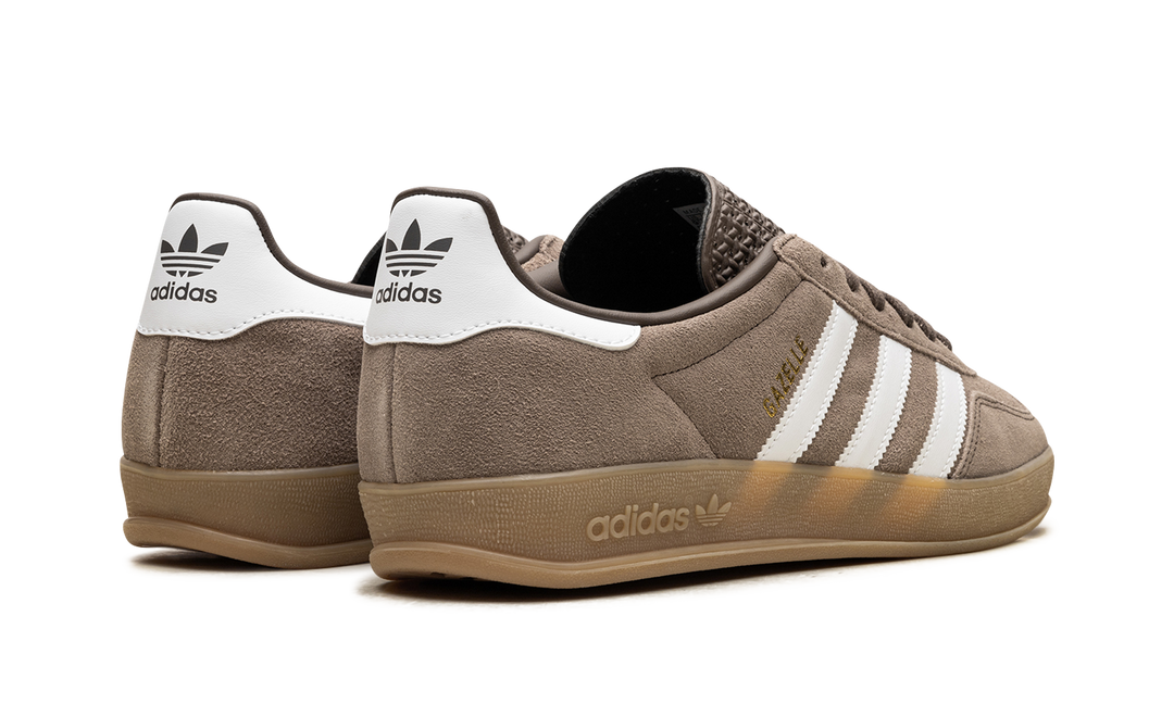 ADIDAS GAZELLE INDOOR EARTH STRATA WHITE GOLD METALLIC