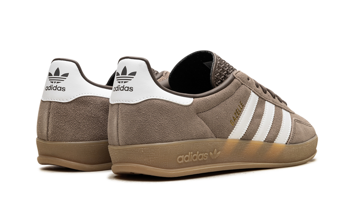 ADIDAS GAZELLE INDOOR EARTH STRATA WHITE GOLD METALLIC