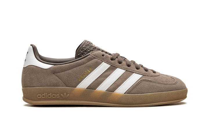 ADIDAS GAZELLE INDOOR EARTH STRATA WHITE GOLD METALLIC
