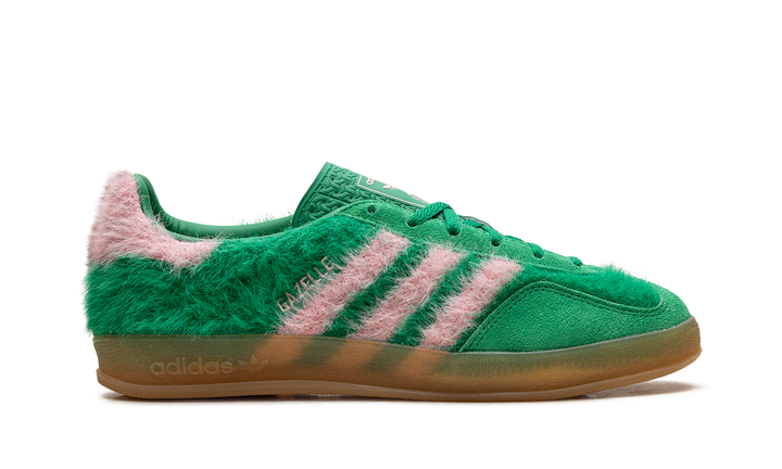 ADIDAS GAZELLE INDOOR GREEN GLOW PINK WOMENS