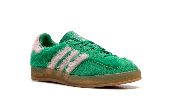 ADIDAS GAZELLE INDOOR GREEN GLOW PINK WOMENS