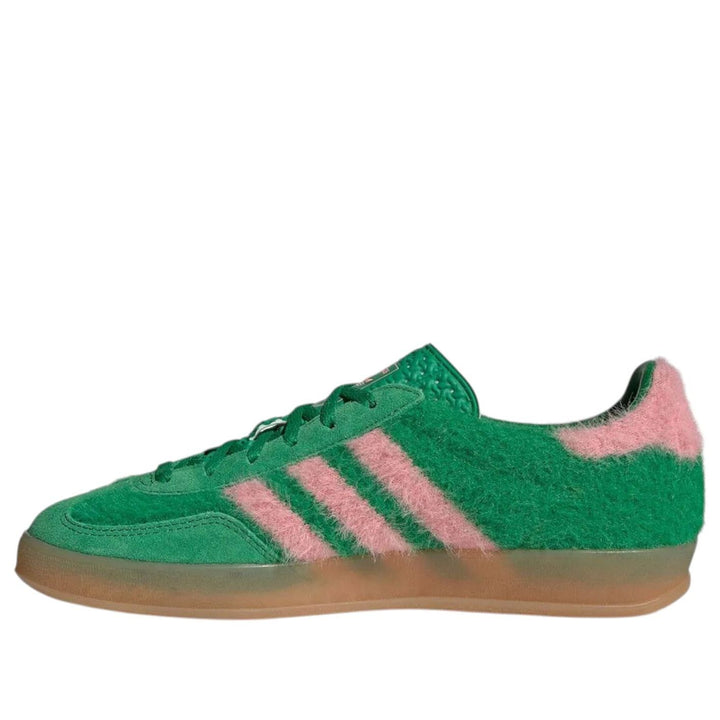 ADIDAS GAZELLE INDOOR GREEN GLOW PINK WOMENS
