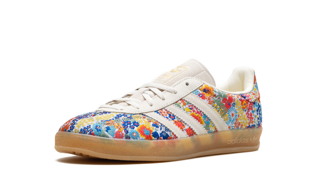 ADIDAS GAZELLE INDOOR LIBERTY LONDON FLORAL EMBROIDERY WOMENS