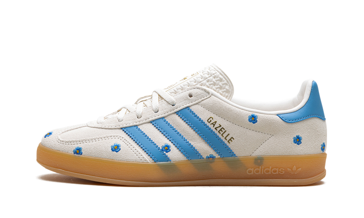 ADIDAS GAZELLE INDOOR LIGHT BLUE FLORAL WOMENS