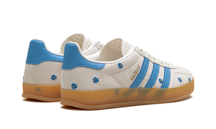 ADIDAS GAZELLE INDOOR LIGHT BLUE FLORAL WOMENS