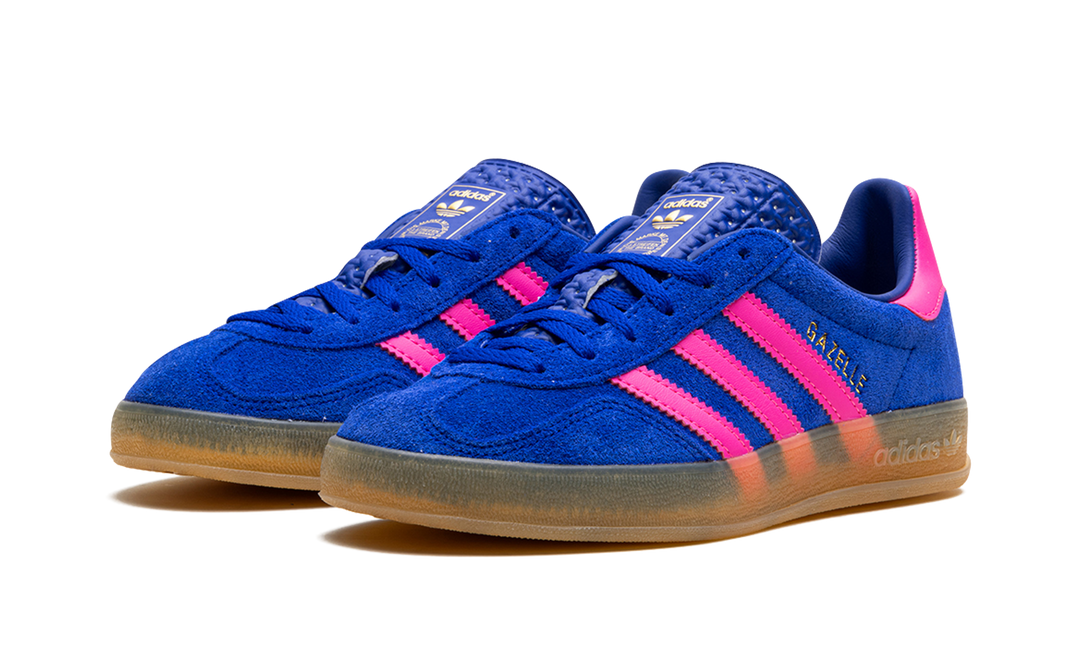 ADIDAS GAZELLE INDOOR LUCID BLUE PINK WOMENS