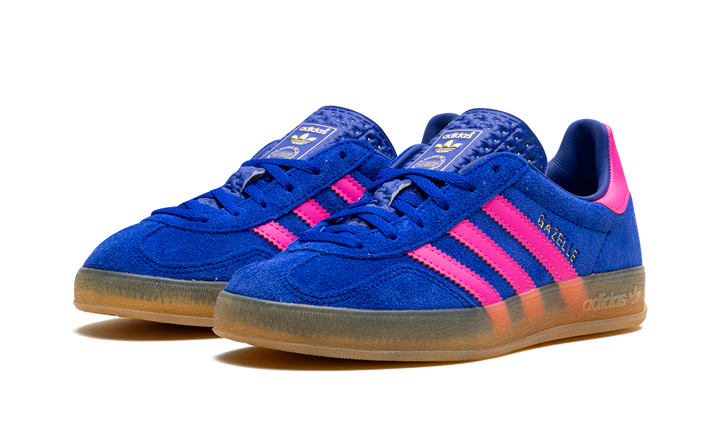 ADIDAS GAZELLE INDOOR LUCID BLUE PINK WOMENS